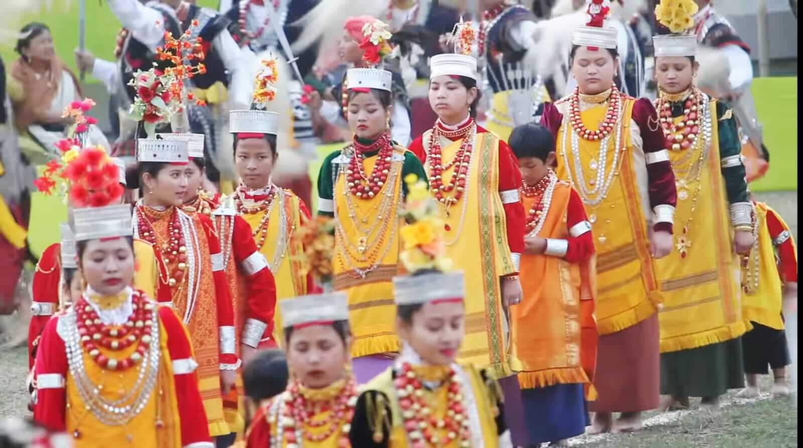 Vibrant Khasi cultural dance performance